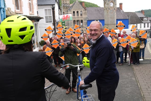 Liberal Democrat leader Sir Ed Davey