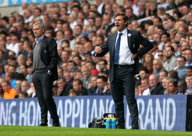 Jose Mourinho, left, and Andre Villas-Boas