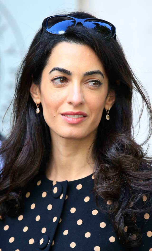 He said he will attend the protest with wife Amal Clooney