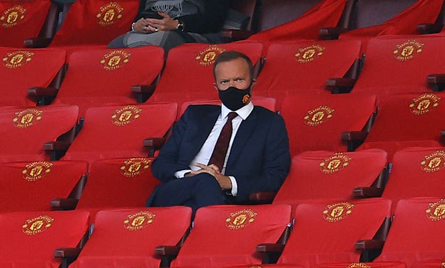 Ed Woodward has questioned why supporters have not been allowed to return to football grounds 