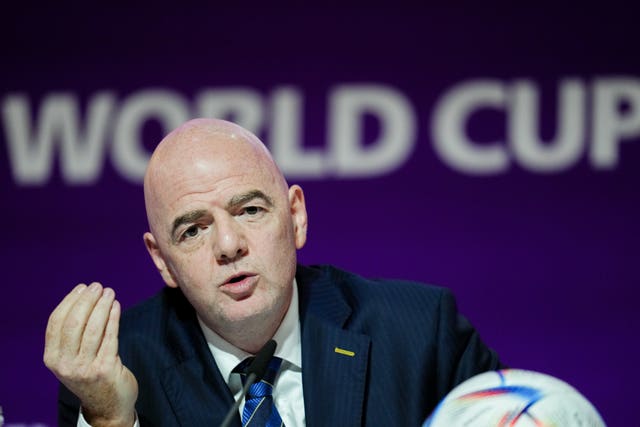 Gianni Infantino gave an extraordinary press conference