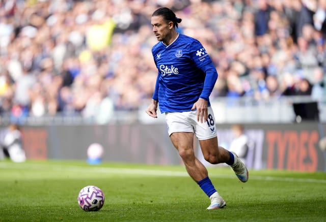 Jack Grealish playing in the match against his former club Aston Villa in September