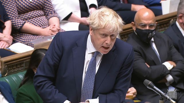 Prime Minister Boris Johnson has faced calls to quit since admitting attending a drinks event in No 10 during the first coronavirus lockdown