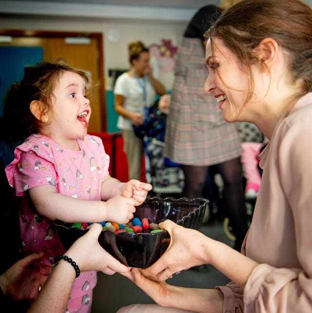 Evelyn Hodson meets star Sophie Ellis-Bextor at the centre