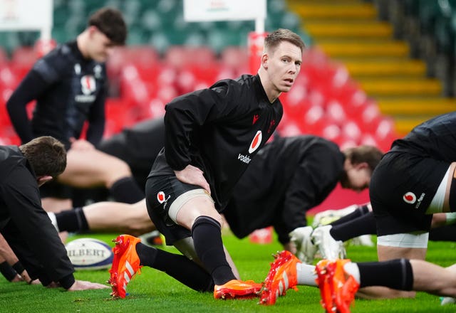 Liam Williams in training