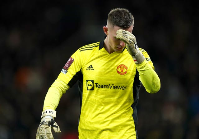 Dean Henderson's last appearance came in Manchester United's FA Cup exit to Middlesbrough on February 4