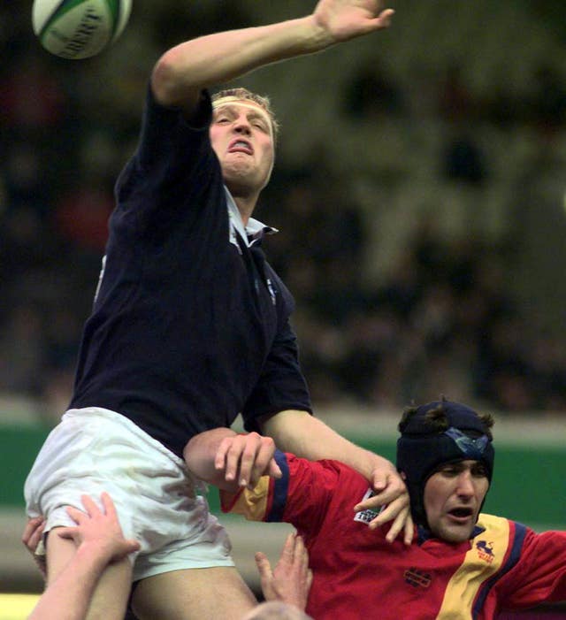 WC Rugby Scot v Spain/Weir