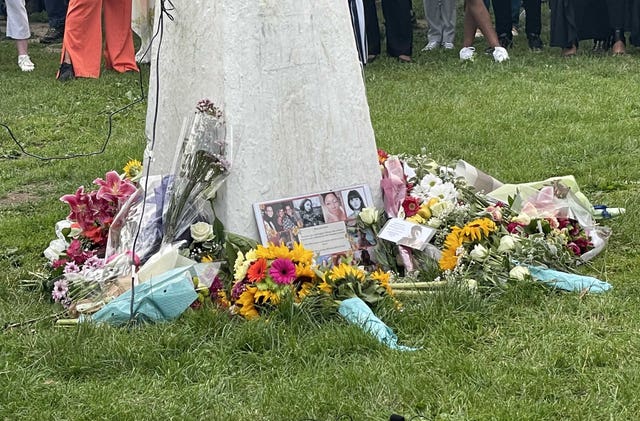 Flowers at the scene in Fryant Country Park