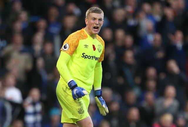 Jordan Pickford was pleased with Everton's point at Chelsea