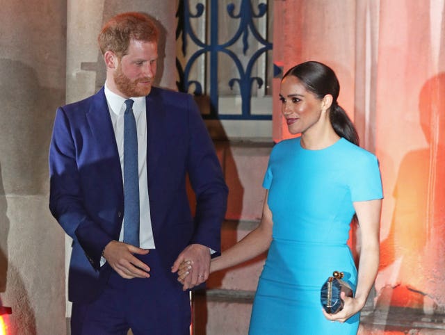 The Duke and Duchess of Sussex attend the Endeavour Fund Awards