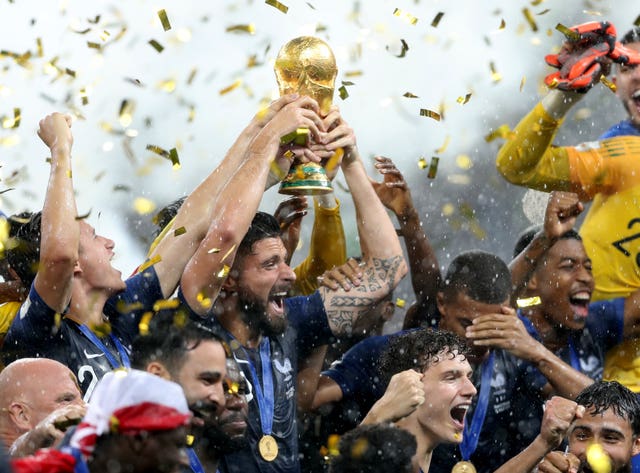 Giroud was part of the France team which won the World Cup last summer