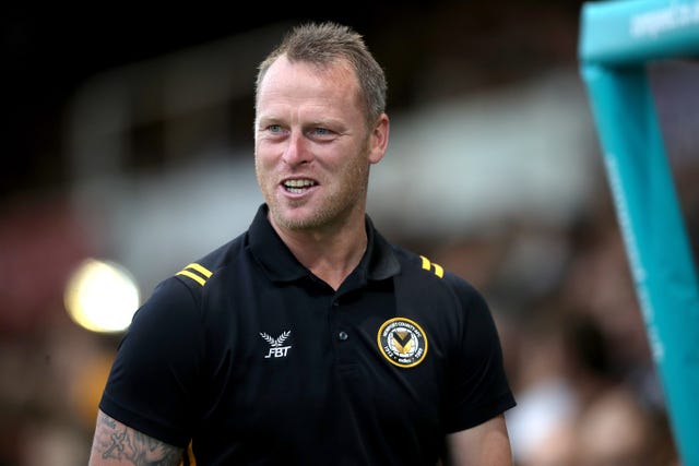 Michael Flynn revealed the Premier League paid for Newport's players and staff to be tested for coronavirus this week
