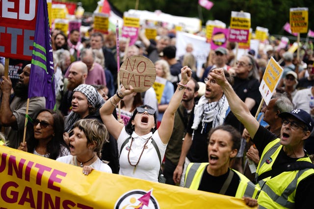 Stand Up To Racism demo