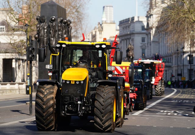 Farmers protest