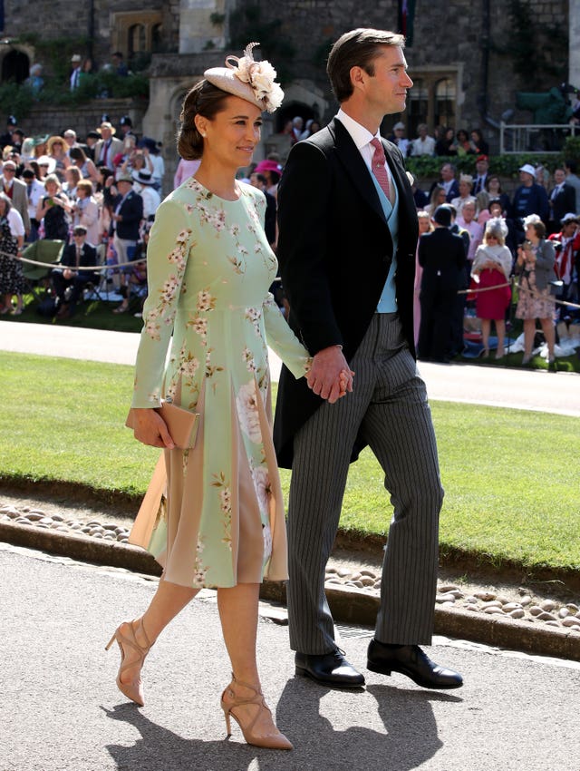 Pippa Middleton and husband James Matthews (Chris Radburn/PA)