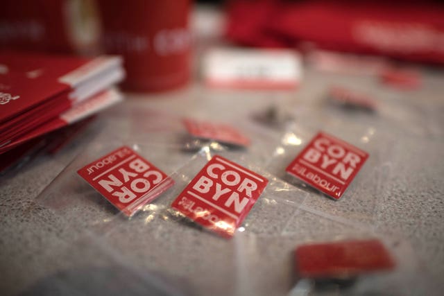 Labour Party annual conference 2017 merchandise on sale (Stefan Rousseau/PA)