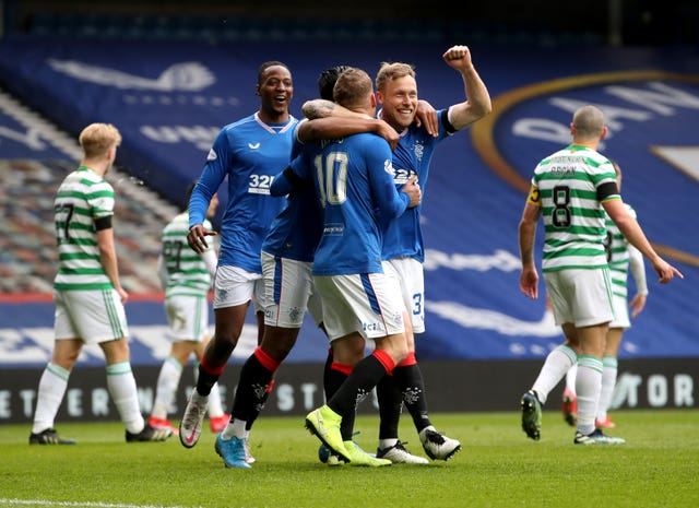 Steven Davis was on target as Rangers beat rivals Celtic in their Scottish Cup fourth-round tie at Ibrox