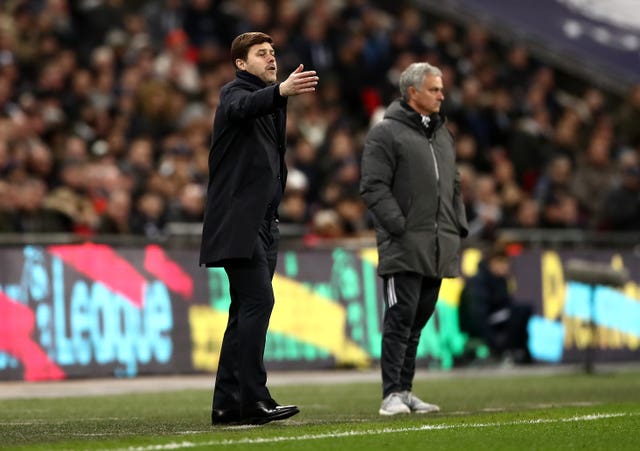 Pochettino led Spurs to victory over Mourniho's United.