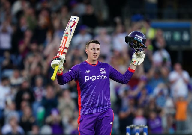 Harry Brook, pictured, was included in England's World Cup squad at Jason Roy's expense (Mike Egerton/PA)