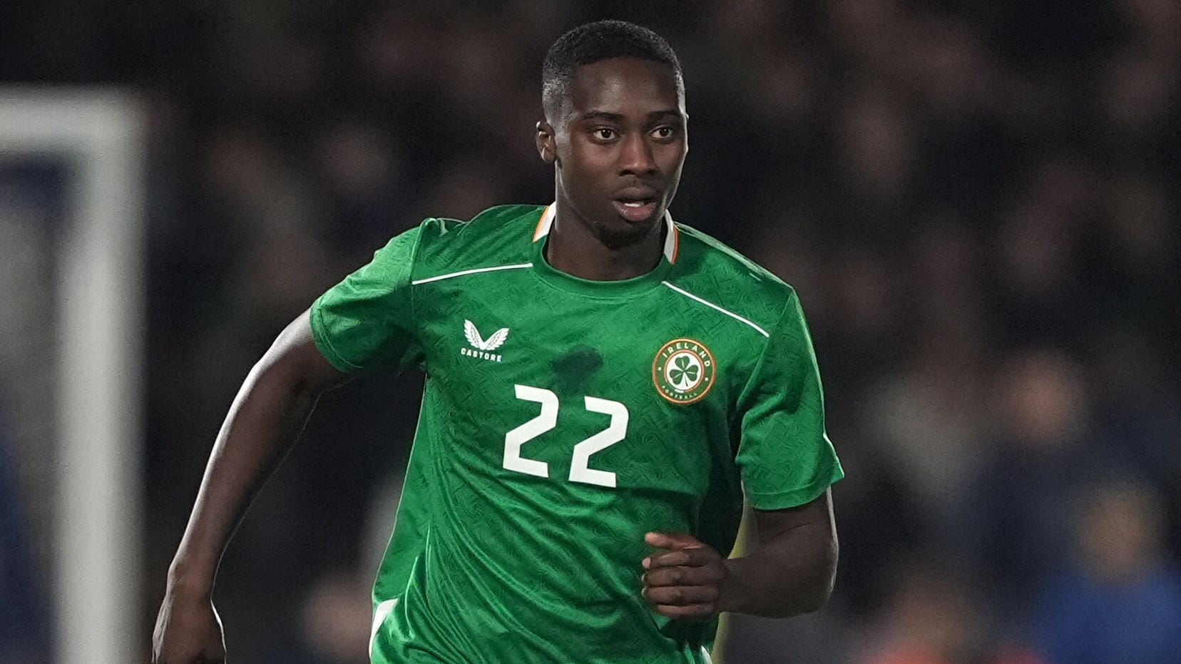 Emmanuel Adegboyega scored the only goal of the game (Brian Lawless/PA)
