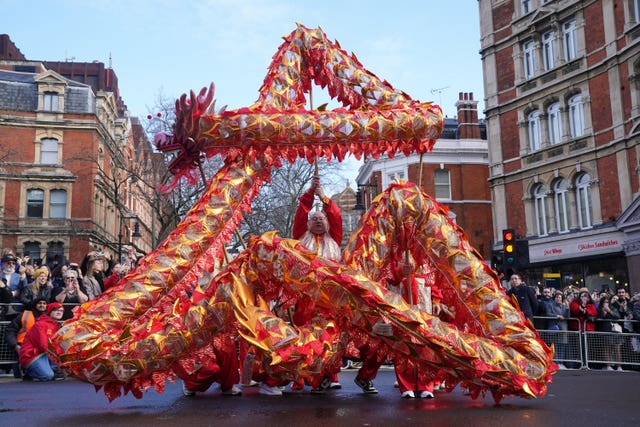 Lunar New Year celebrations – London