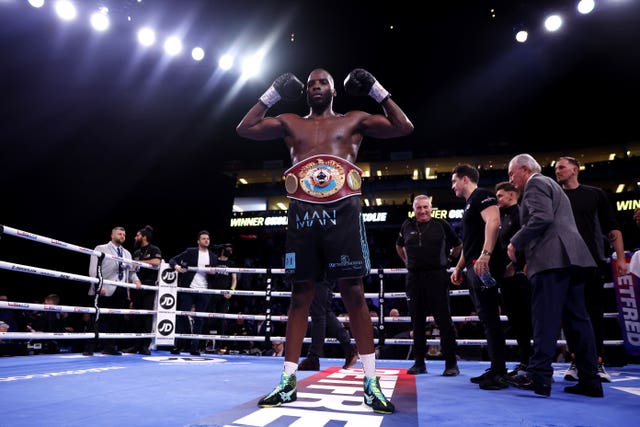 Okolie successfully defended his WBO cruiserweight title