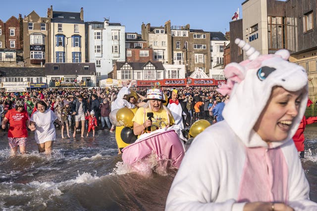 New Year’s Day dip