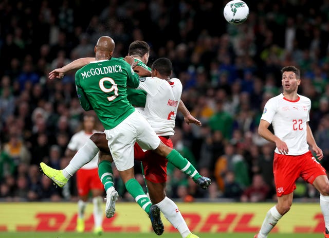 McGoldrick rescues Republic of Ireland with late equaliser against Switzerland