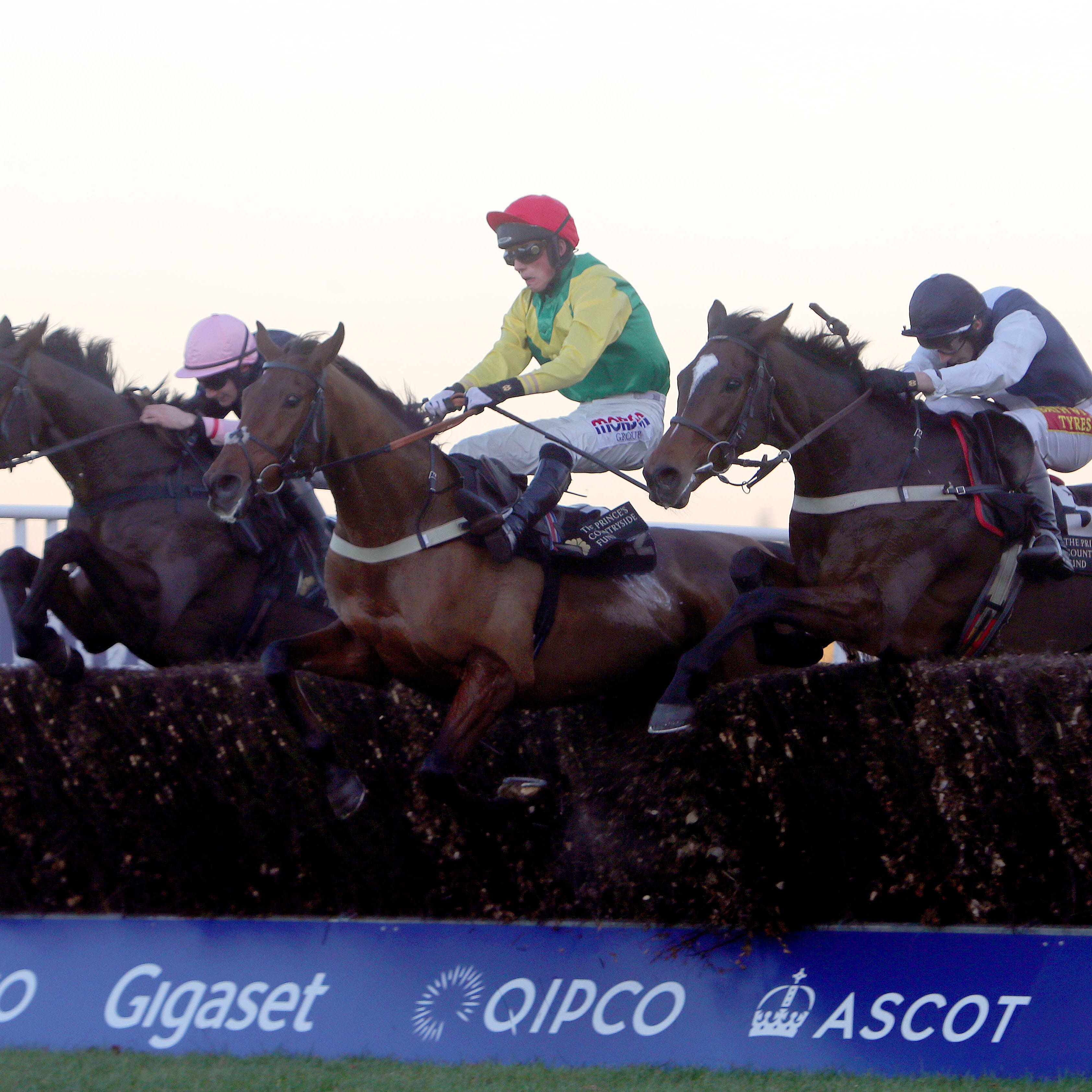 Walk in The Mill (nearside) beats Bally Longford and Brandon Hill at Ascot
