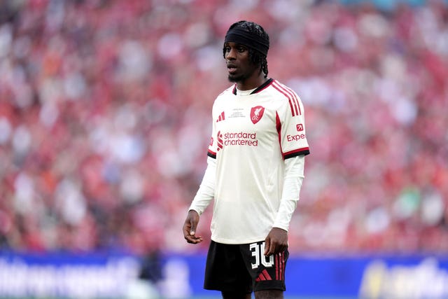 Liverpool defender Jeremie Frimpong