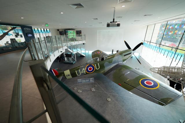 Spitfire unveiled at Potteries Museum