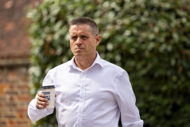 John Alford outside court