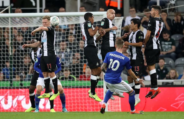 James Maddison's deflected free-kick gave his side the lead 