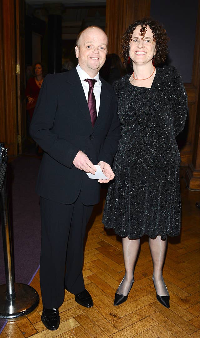 Toby Jones and his wife Karen
