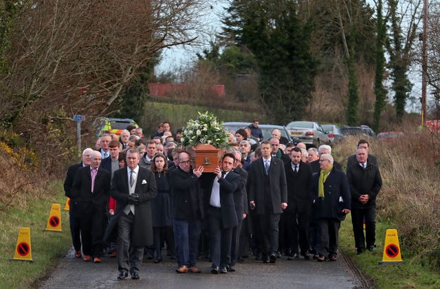 Seamus Mallon funeral