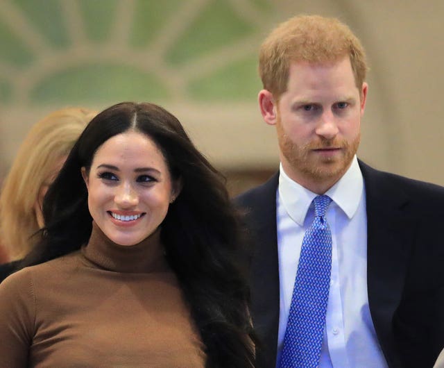 Meghan has encouraged Harry to take up yoga and meditation. Aaron Chown/PA Wire