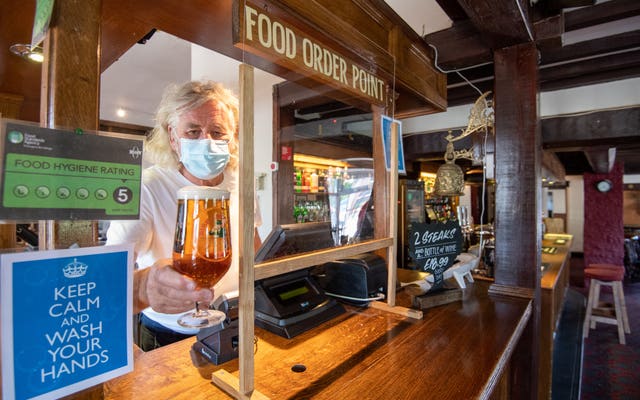 Pubs are preparing to open in England from July 4 (Joe Giddens/PA)