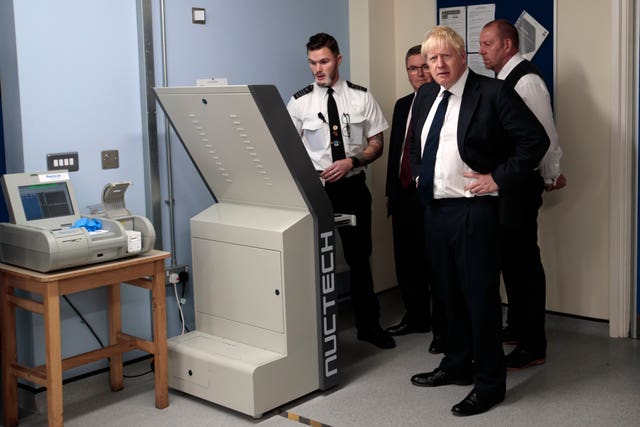 Boris Johnson visit to HMP Leeds