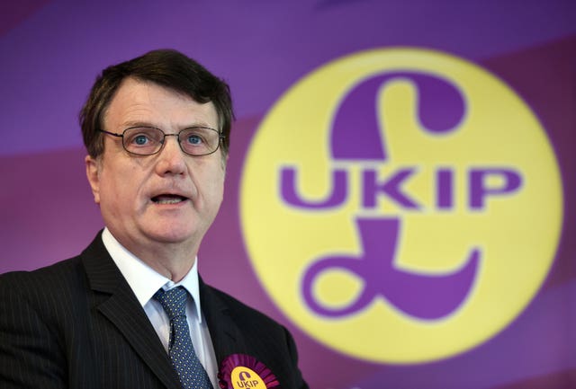 Ukip leader Gerard Batten sparked controversy this week over his comments on the influence of Islam (Joe Giddens/PA)