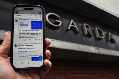 Garda regain control of official X accounts after crypto hack