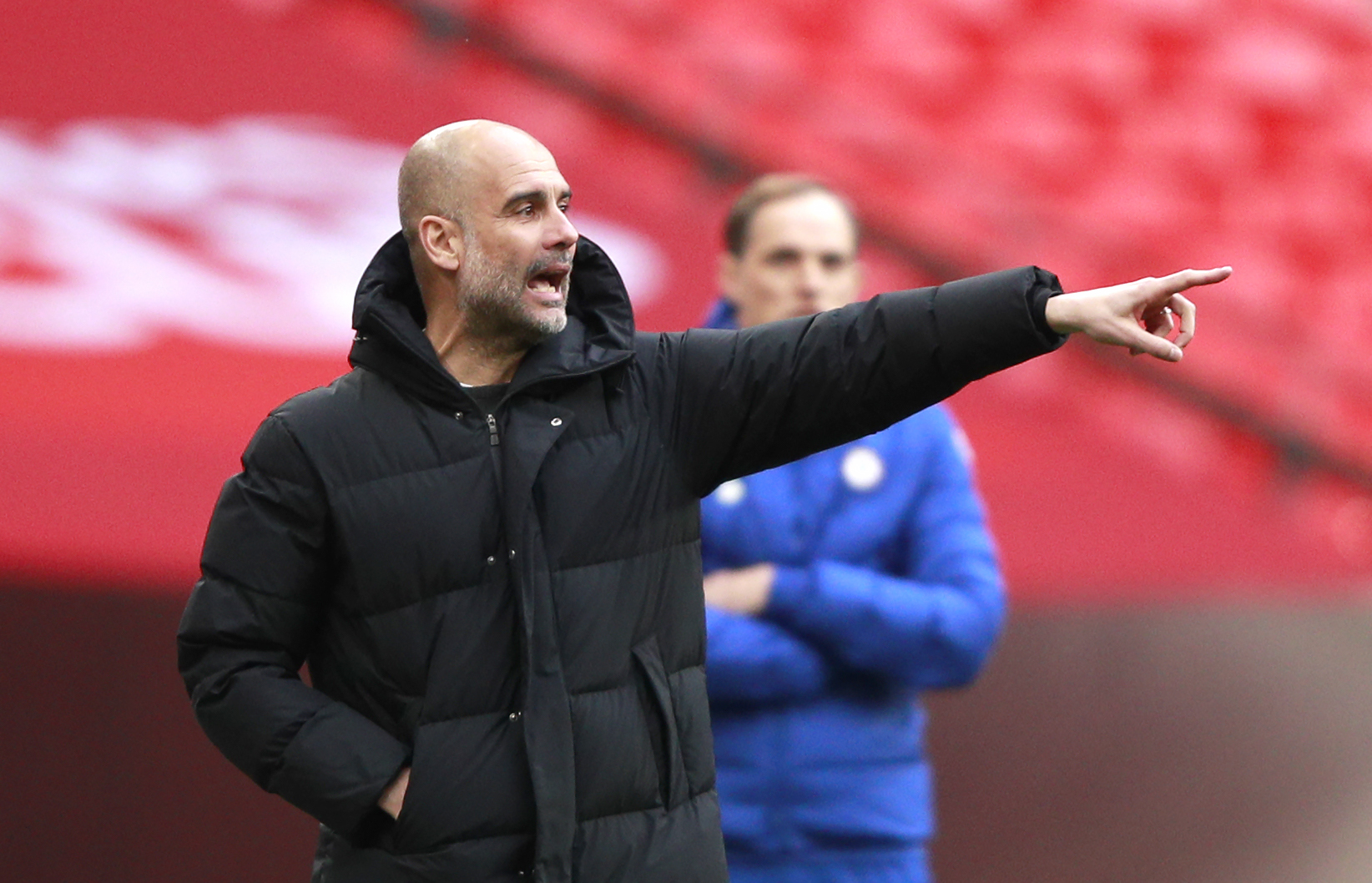 black puma jacket pep guardiola