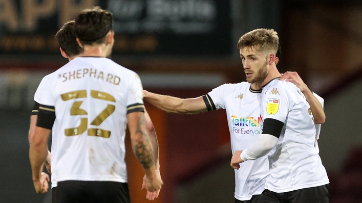 Conor McAleny scored twice as Salford beat Sutton (Richard Sellers/PA)