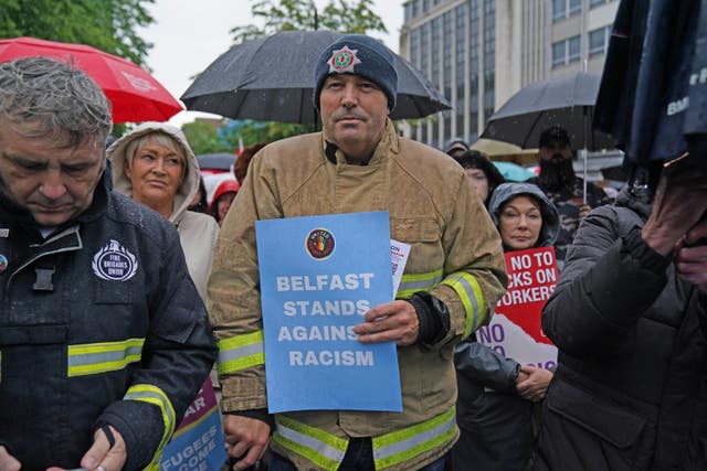 United Against Racism rally