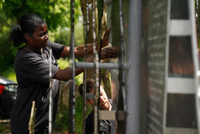 Marcia Dunkley acknowledged that the piece was controversial but important (Jacob King/PA)