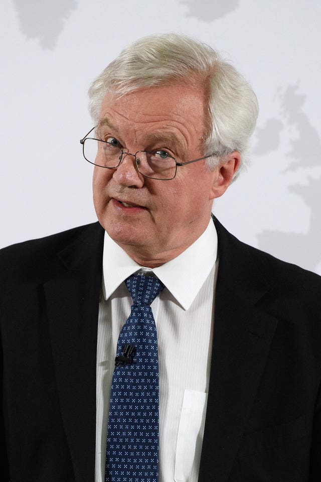Secretary of State for Exiting the European Union David Davis