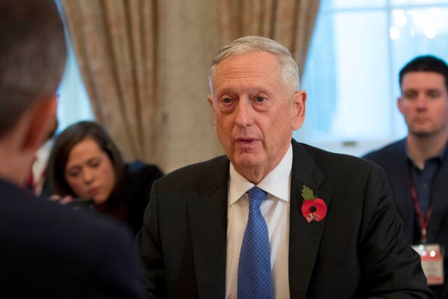 James Mattis visit to UK