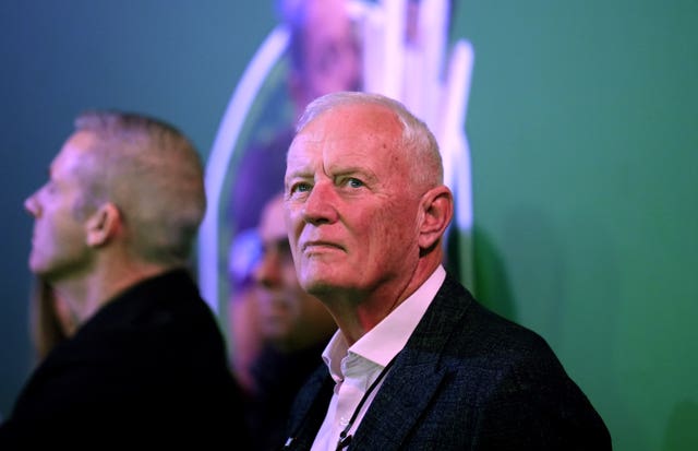 Barry Hearn during a press conference
