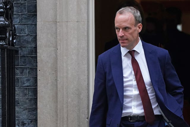 Deputy Prime Minister Dominic Raab