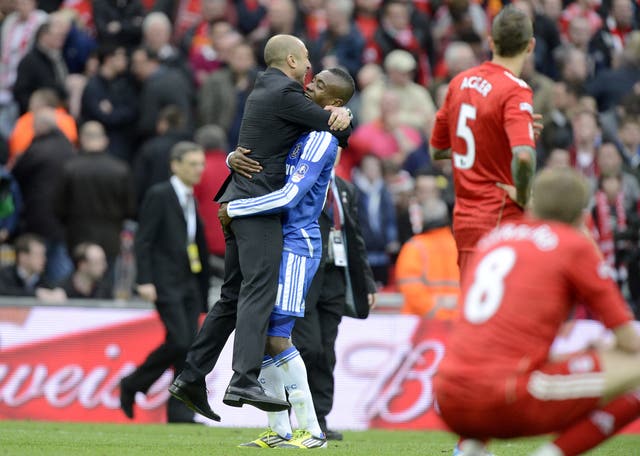 Roberto Di Matteo beat Liverpool in the FA Cup final - the first of two trophies won that season