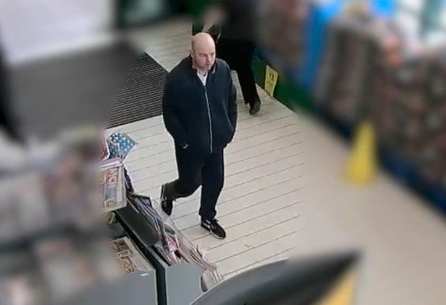 Joseph McCann on CCTV in Greater Manchester